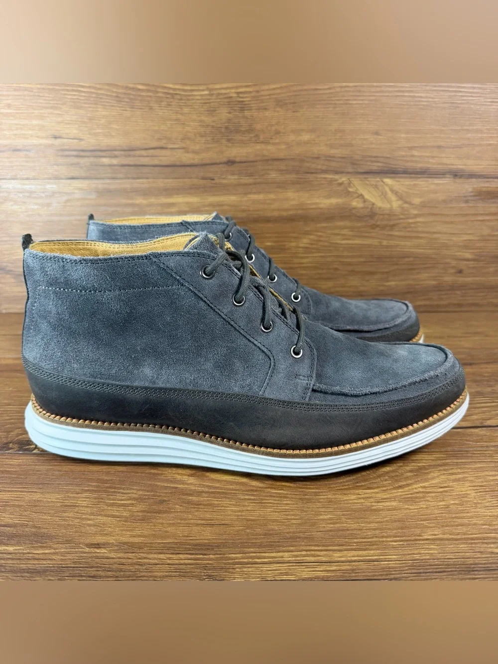Cole Haan Lunargrand Chukka Boots Men’s Size 11 Suede Shoes